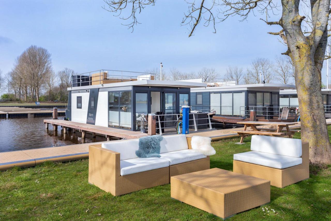 Welcome In - Houseboat Agua Dolce Met Tuin, Paviljoenwei 4, Sneek - Offingawier Exterior foto