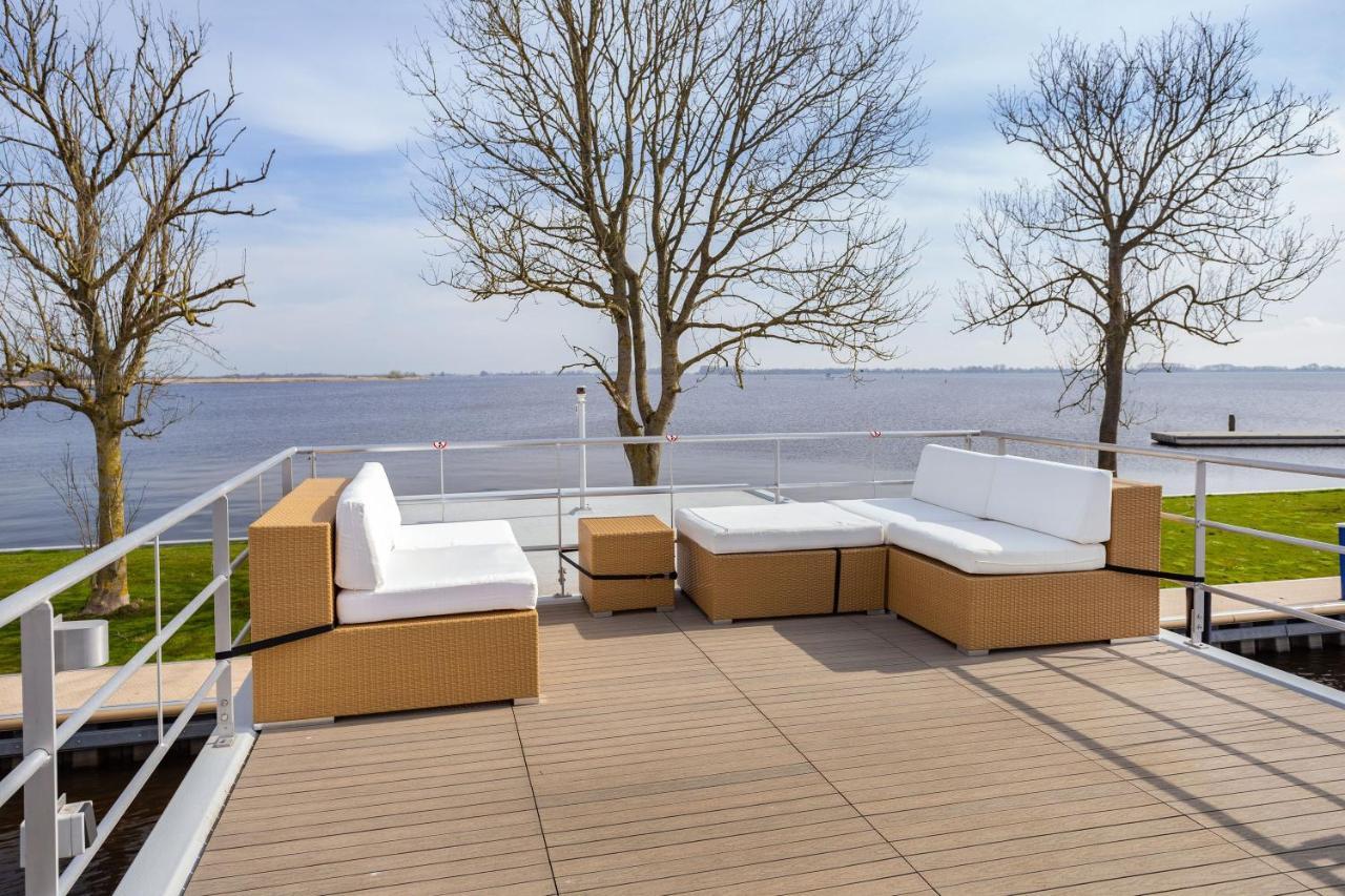 Welcome In - Houseboat Agua Dolce Met Tuin, Paviljoenwei 4, Sneek - Offingawier Exterior foto